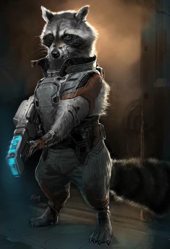 Guardians Of The Galaxy Alternate Rocket Raccoon And A Look At A