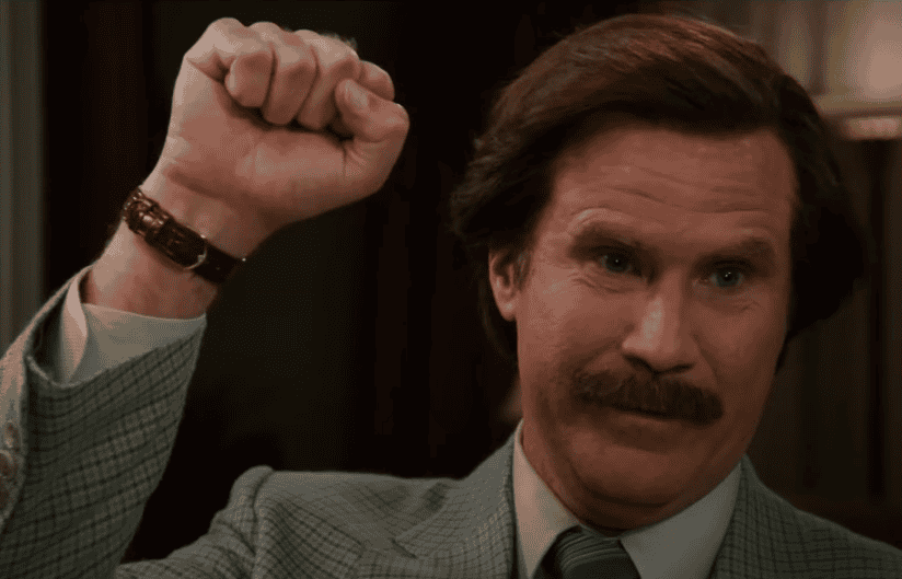 Will Ferrell in Anchorman 2