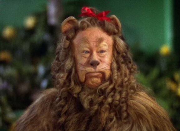 The Cowardly Lion's Wizard Of Oz Costume Was Made Out Of What?