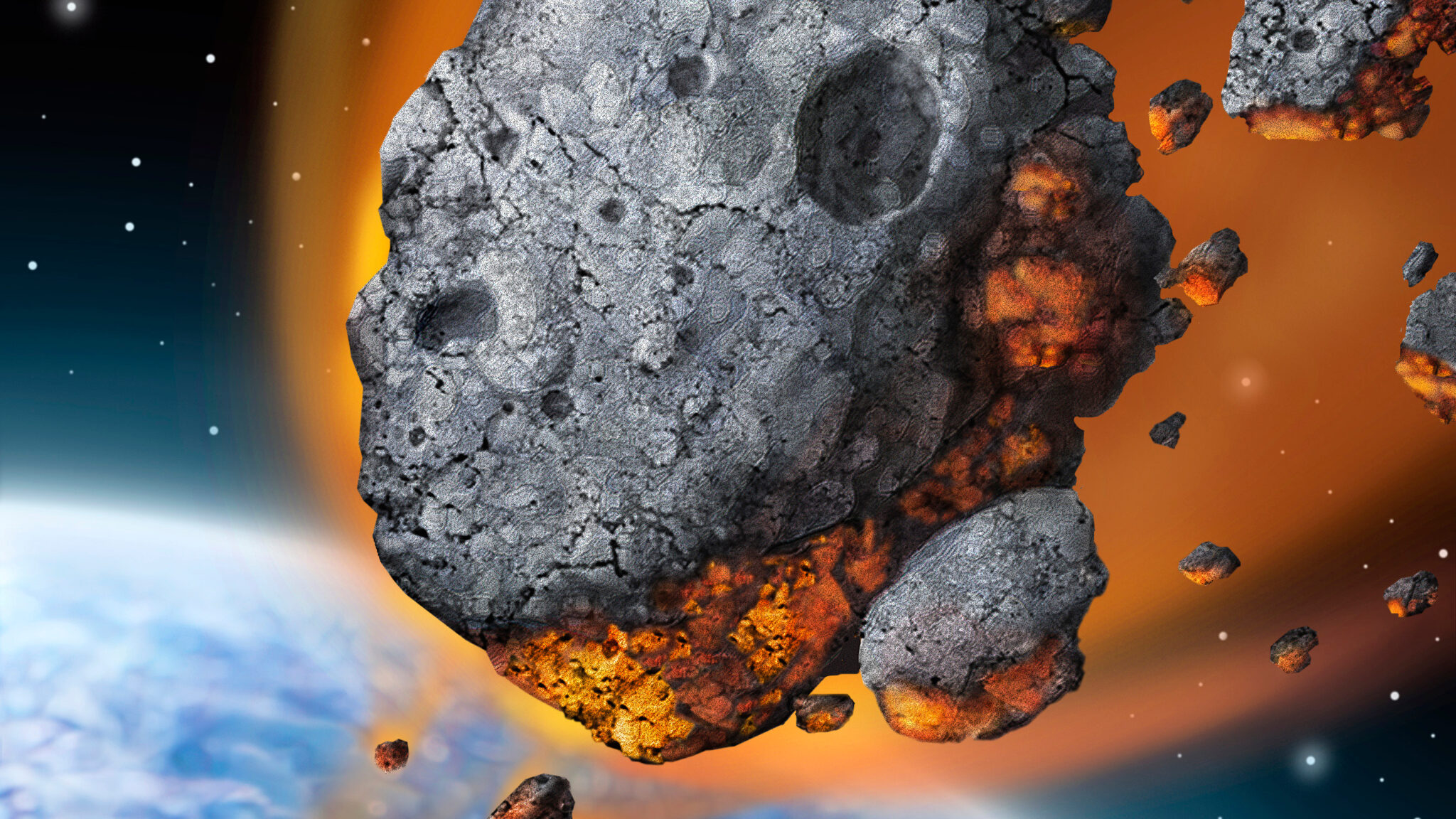 Метеориты в космосе