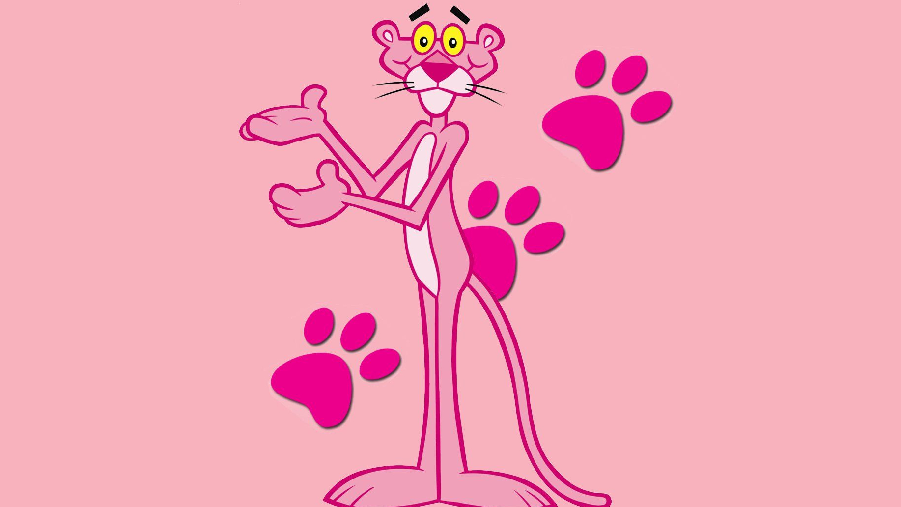 Pink Panther Cartoon Walking