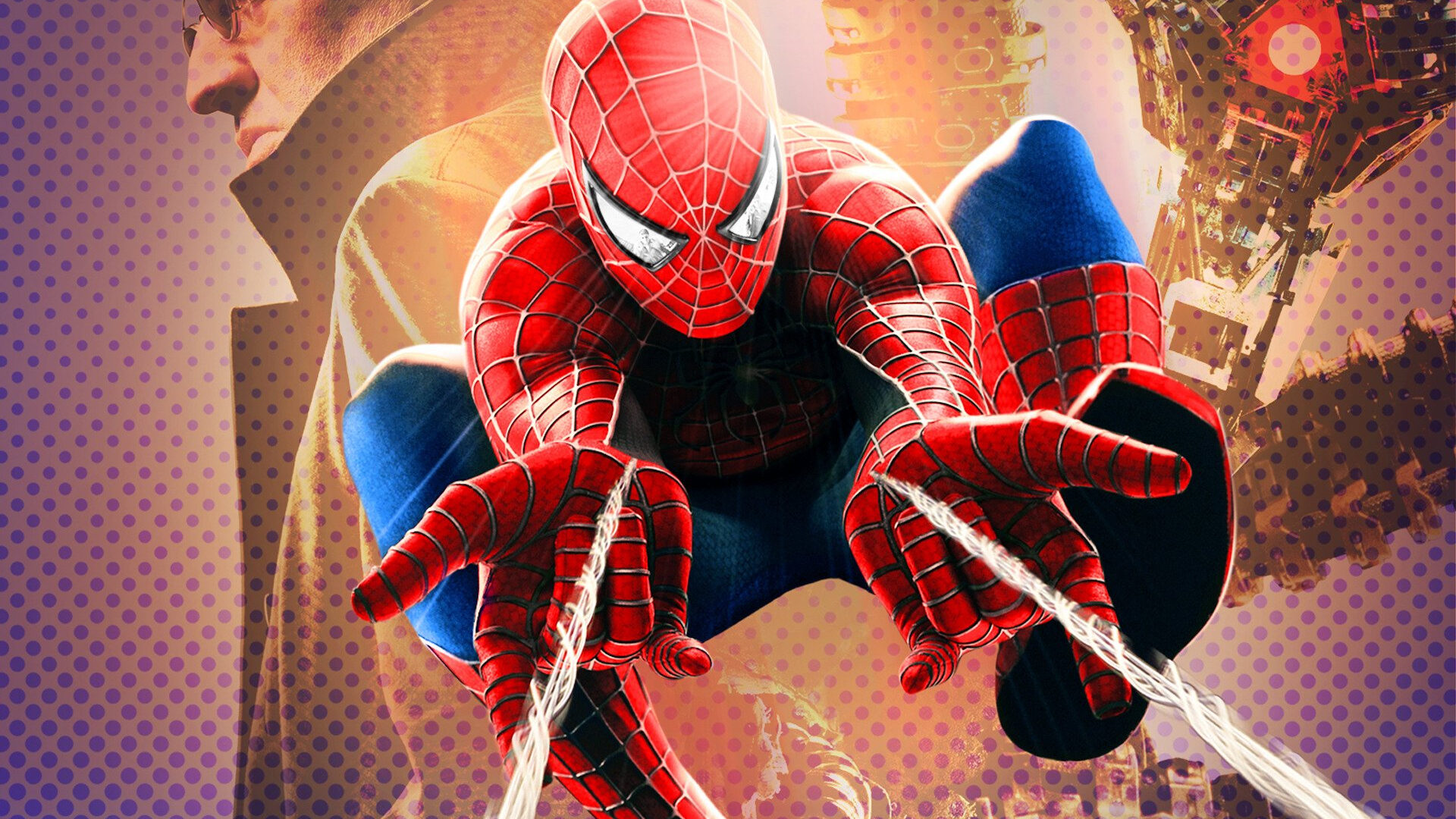 Marvel Spider-Man Web Comic Style Men's Boxer Lounge Shorts