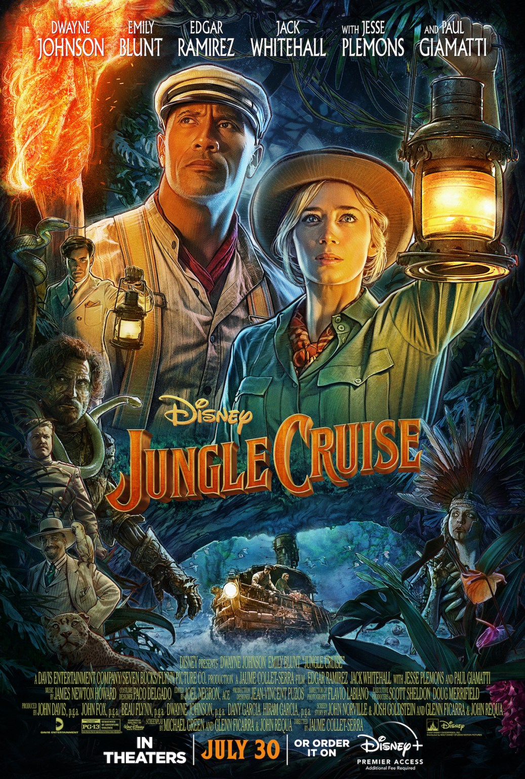 jungle cruise poster dwayne johnson