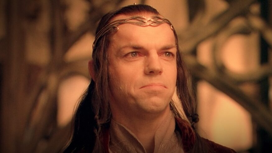 After starring in LOTR as the elf king Elrond; Hugo Weaving underwent  extensive plastic surgery to change his physical form to be more human. The  cast of V for Vendetta found the