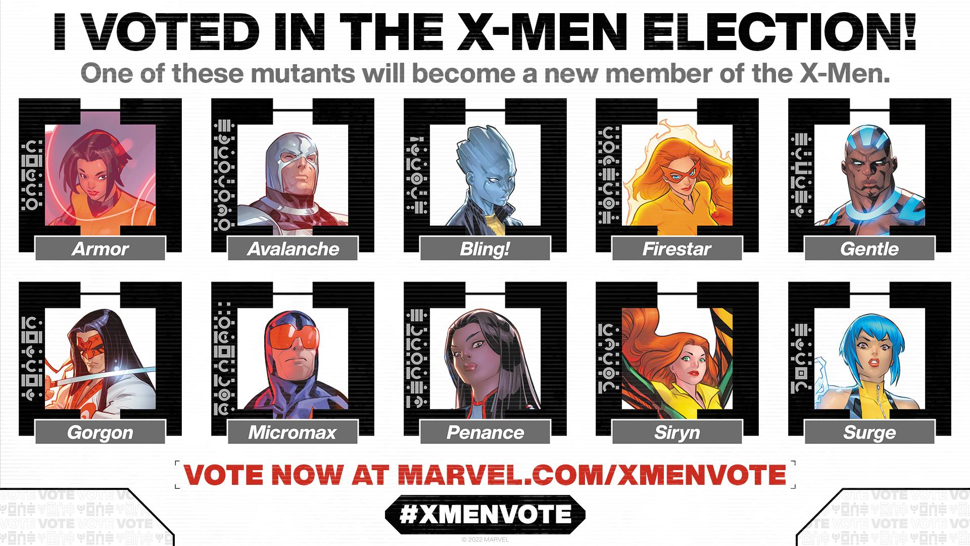 XMen Fans Are Voting Right Now For The Newest Team Member