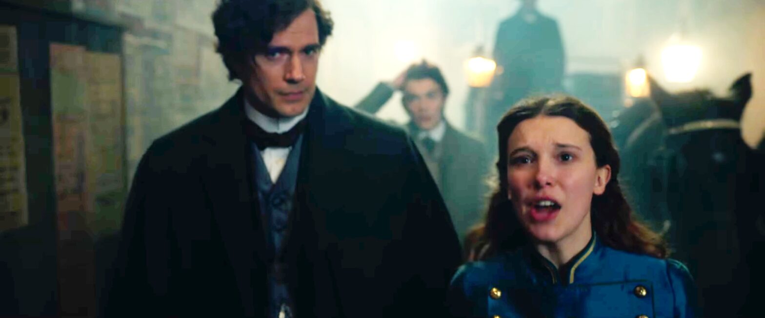 See Henry Cavill's Sherlock Holmes Breaking The Rules In Enola Holmes 2