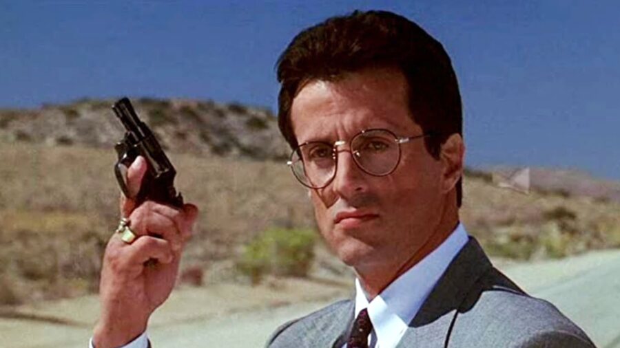sly stallone in cobra movie guns used by