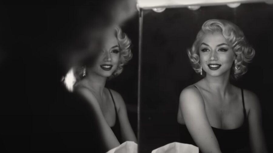 Ana de Armas transforms into Marilyn Monroe on set of Blonde