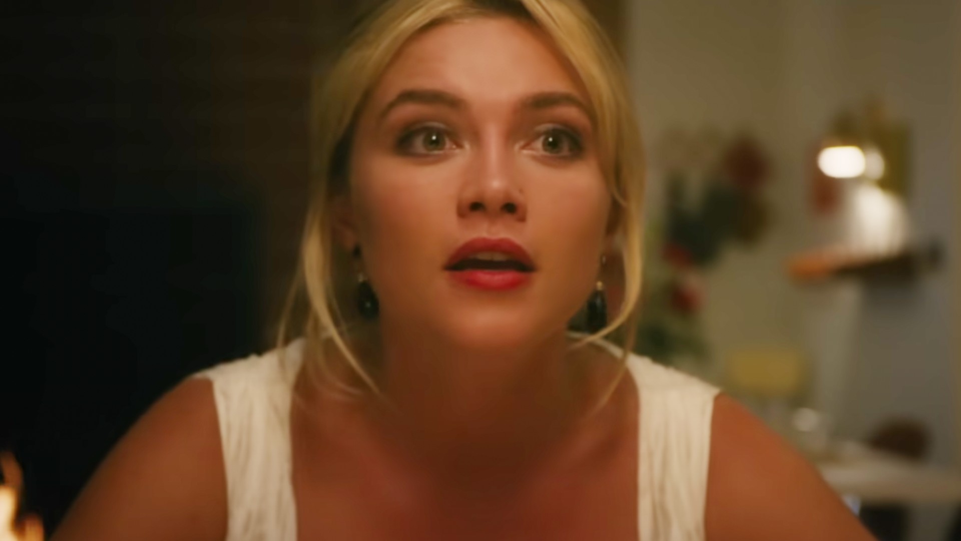 Florence Pugh frees the nipple in see-through top and skirt