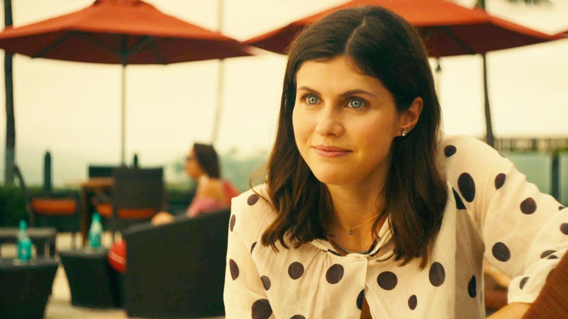 The White Lotus' Star Alexandra Daddario Talks Getting Dressed Up and  Drinking Martinis