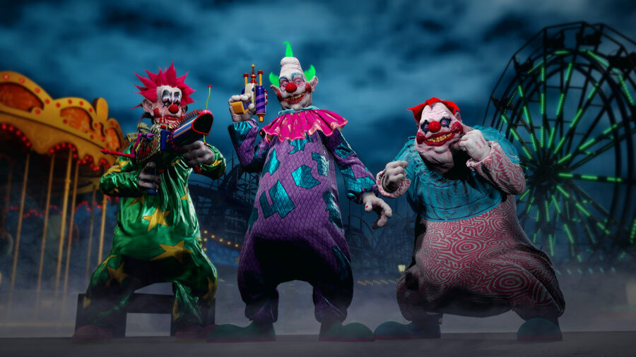 See The Massively Frightening Klowns In Killer Klowns From Outer Space ...