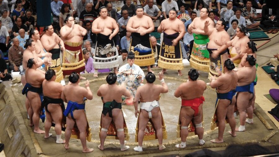 Amazon.com: Sumo T-Shirt Cool Japanese Retro Art Japan Sumo Wrestler  T-Shirt : Clothing, Shoes & Jewelry