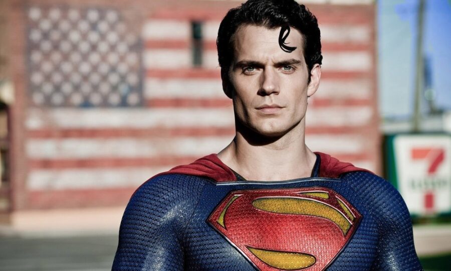 Henry Cavill auditioning in the original 'Superman' suit is a