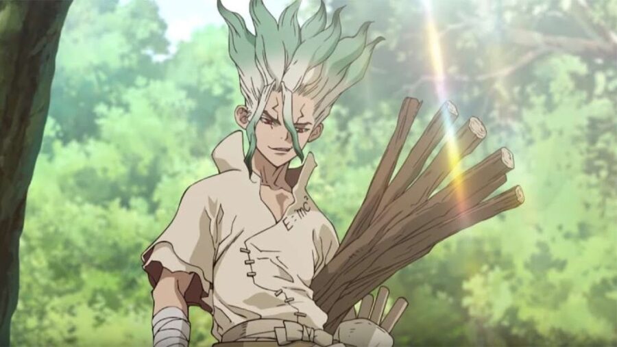 Senku Rises to the Challenge in Dr. STONE NEW WORLD Anime Special