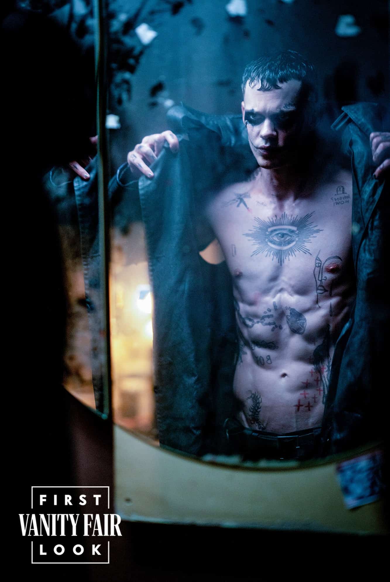 Bill Skarsgard Goes Full Jared Leto Joker In The Crow Reveal