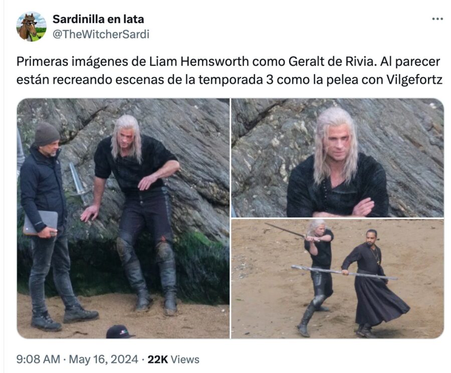 Liam Hemsworth witcher