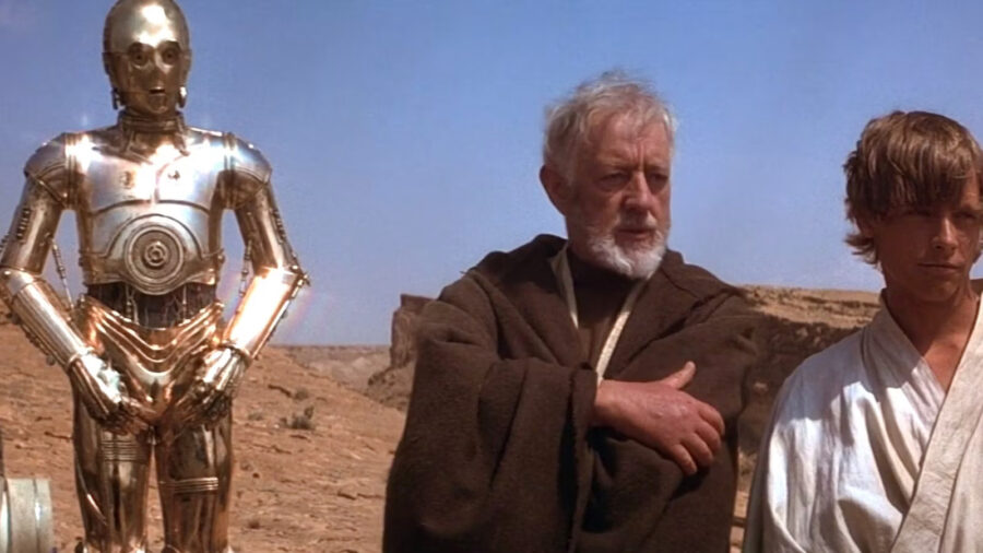 Obi-Wan Kenobi C-3PO Luke Skywalker