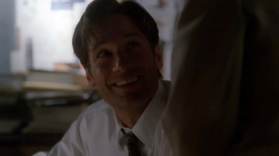 The X-Files Mulder Laughing