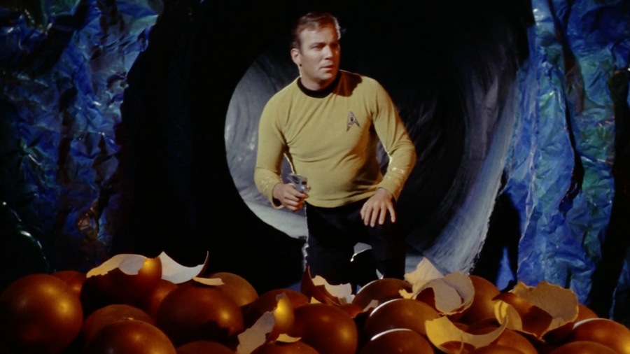 Captain Kirk in Star Trek, ranked fourth