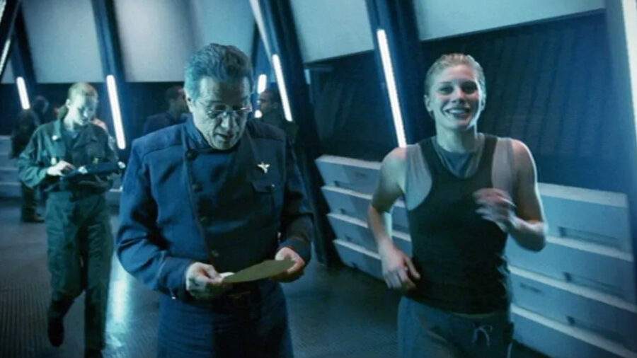 Battlestar Galactica Adama and Starbuck