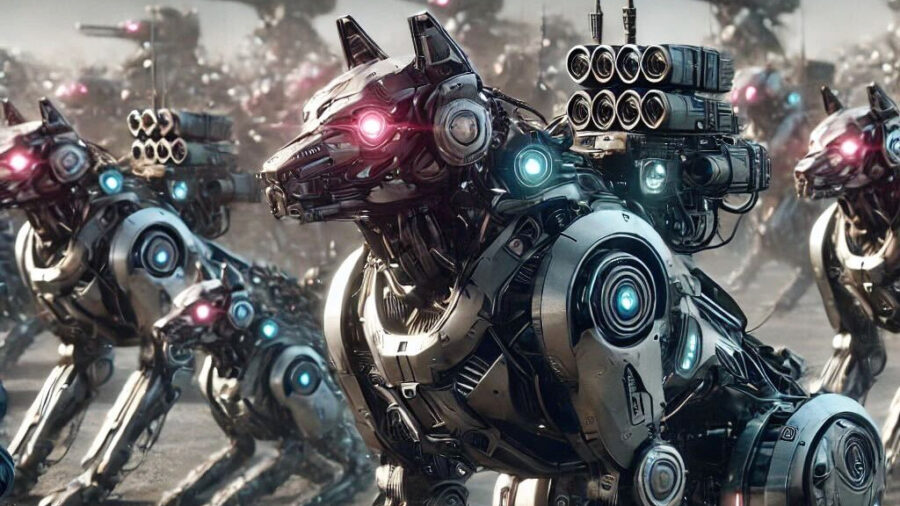 Robot Dog Army