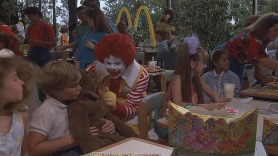 Ronald McDonald in the movie Mac and Me