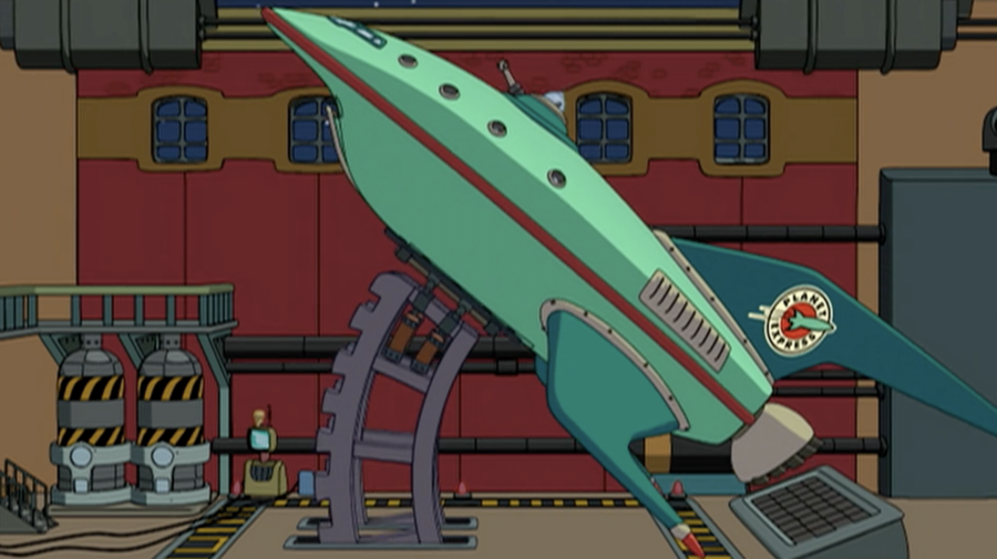 futurama ship