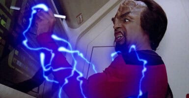 word star trek angry electrocuted